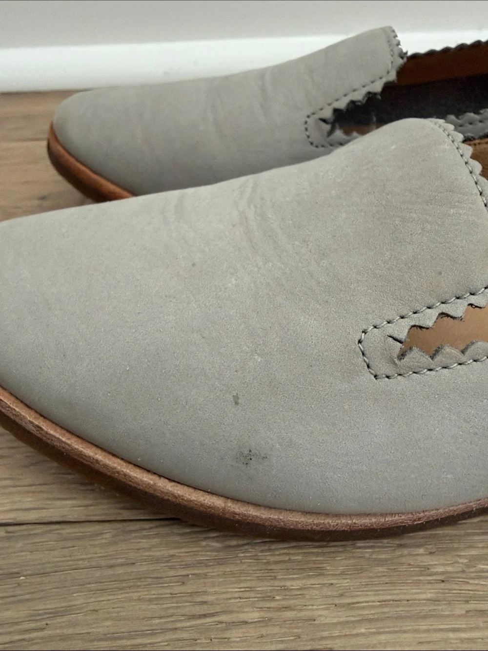 UGG leather slip